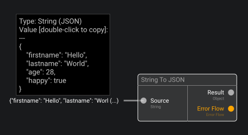 Nice long JSON input hover